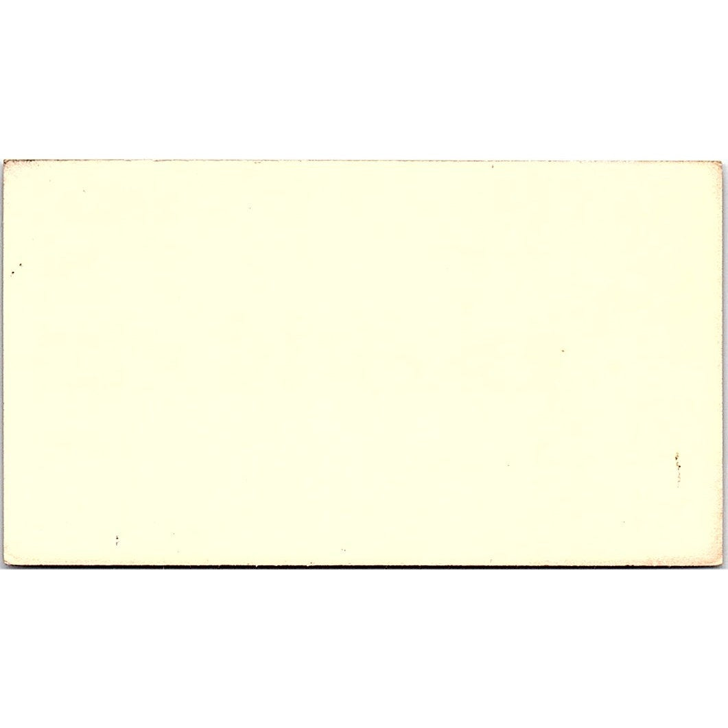 Richard & Mary Hovancik Why Not? Long Beach CA Vintage Business Card SD9-B5