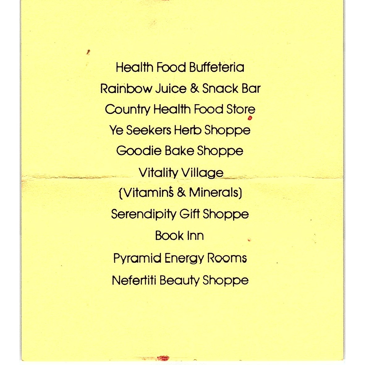 Ye Seekers Horizon Health Houston Vintage Business Card SD9-B6