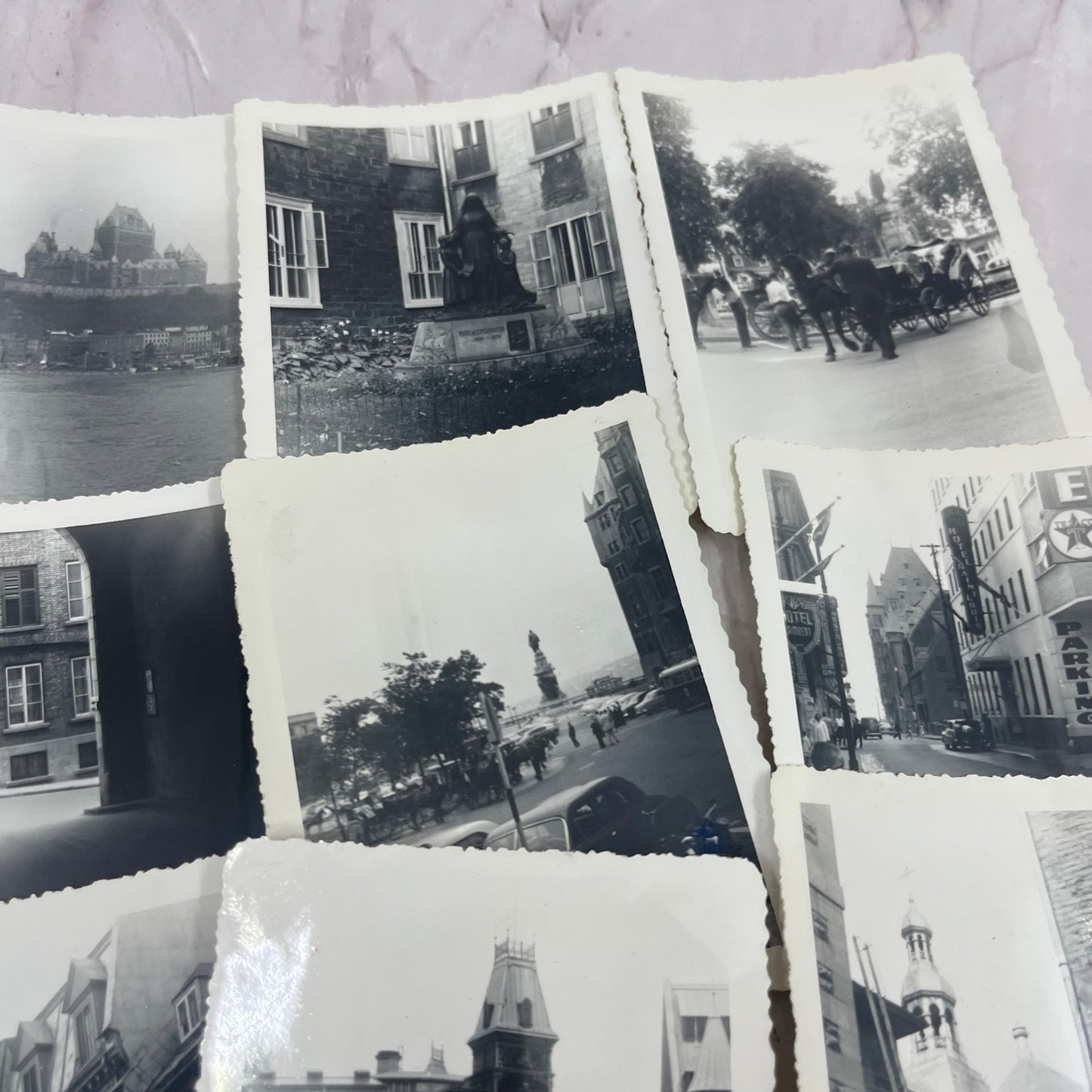1953 Quebec Canada Lot of 16 Original Photos SB7