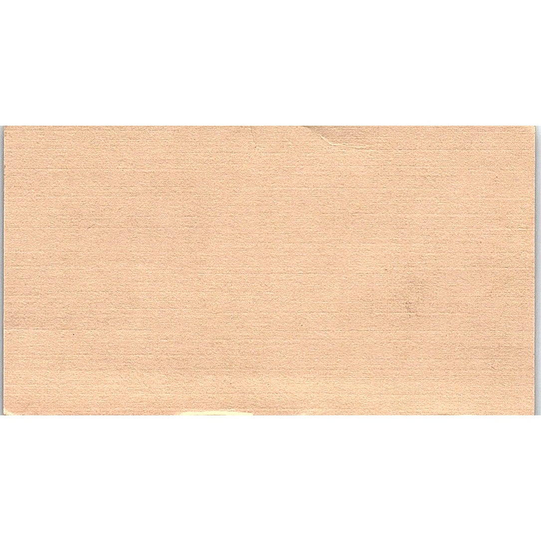 Alan T O'Brien Trevor O'Brien & Assoc Inc Houston Vintage Business Card SD9-B14