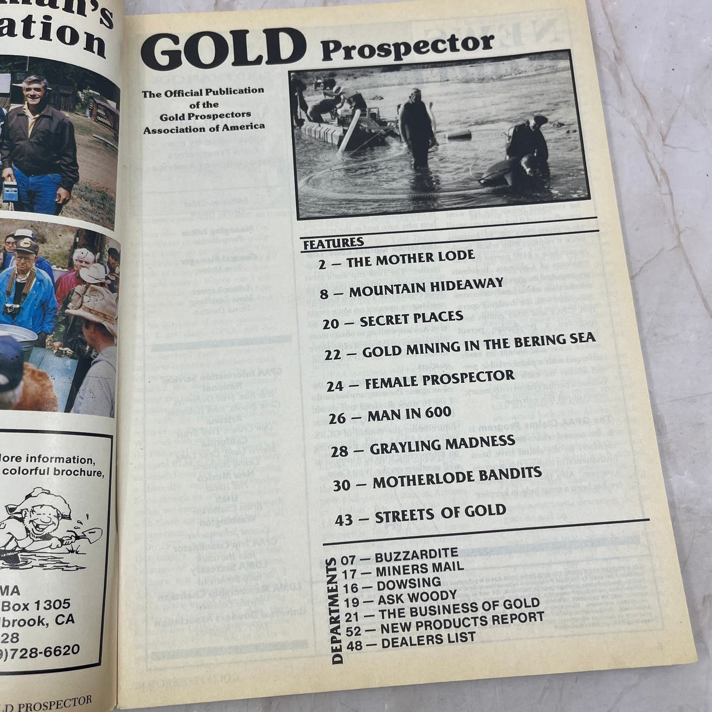 1989 July - Gold Prospector Treasure Hunting Magazine Nome Beach Gold M20