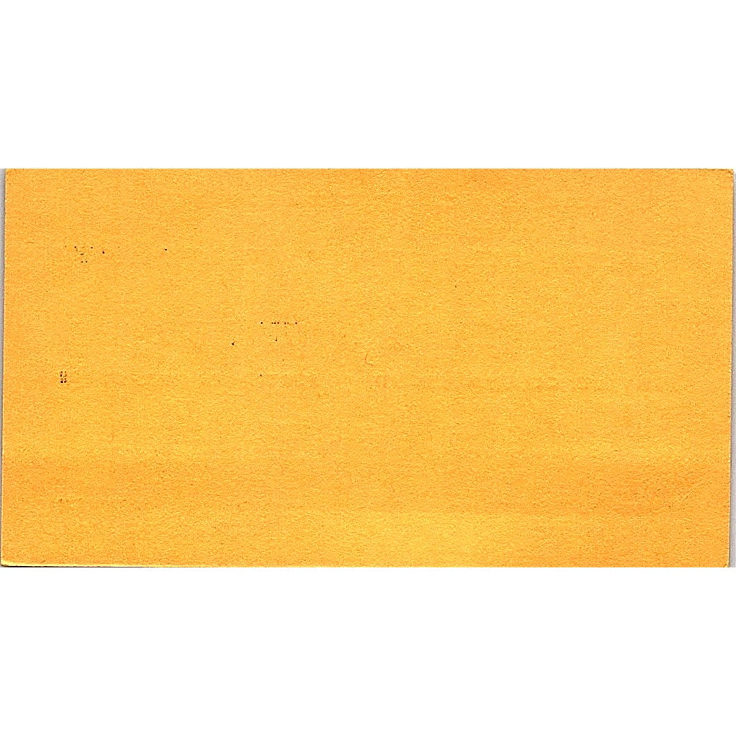 Vance Equipment Co. Fred F. Ferrenburg Portland Oregon Business Card SB4-B4