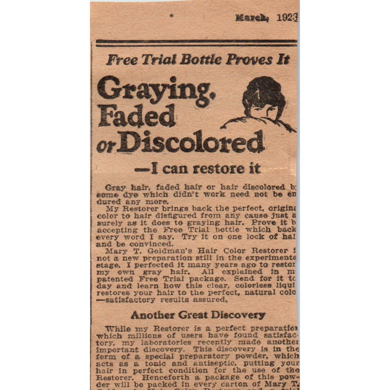 The Aladdin Co. Bay City MI 5 Room House 1923 Magazine Ad Clip AE1-4