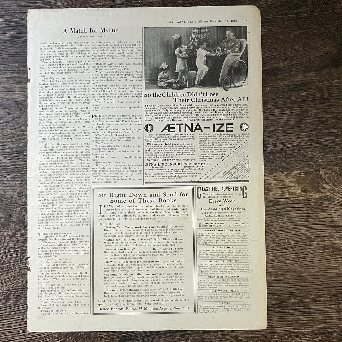 1916 Dromedary Dates - A Christmas Feast Hills Bros Magazine Ad 10x14 V3