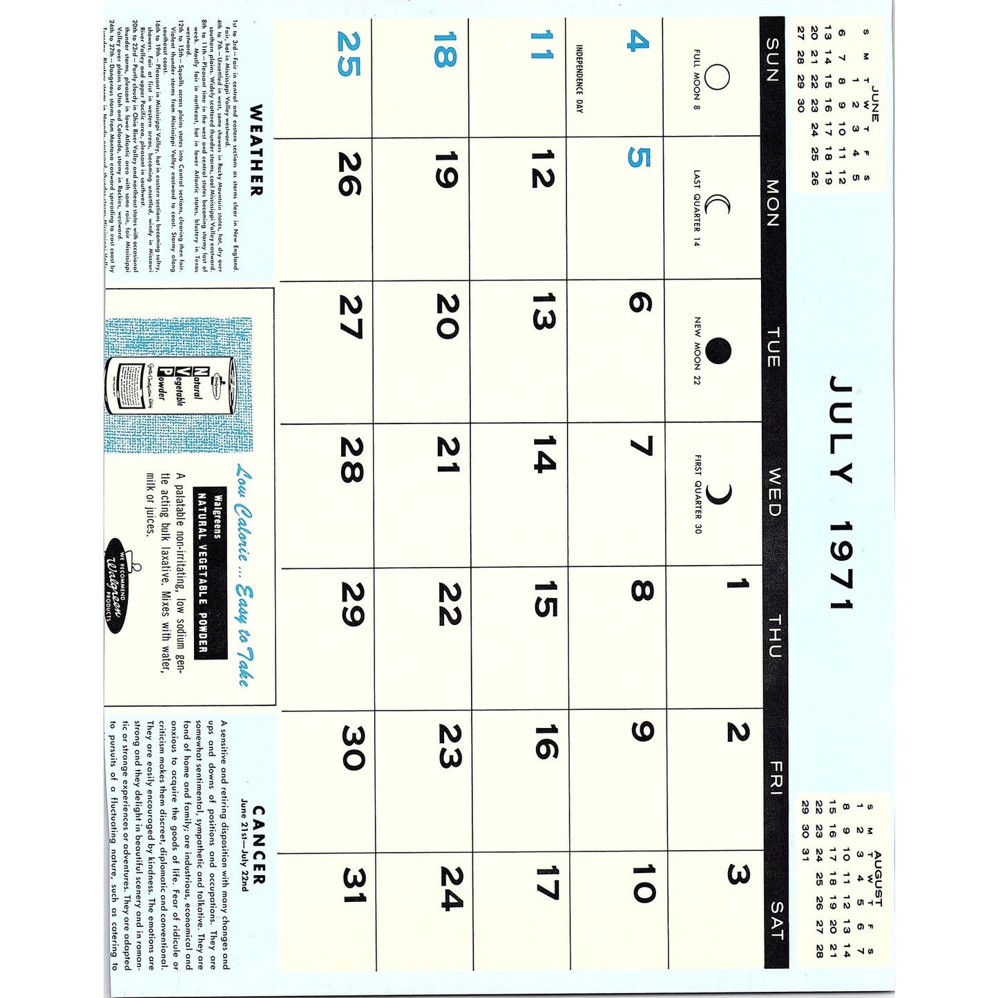 Retro Kitsch 1971 Mt. Hood Cascade Lake OR Camping Scene Vtg Art Print 8x10 V6