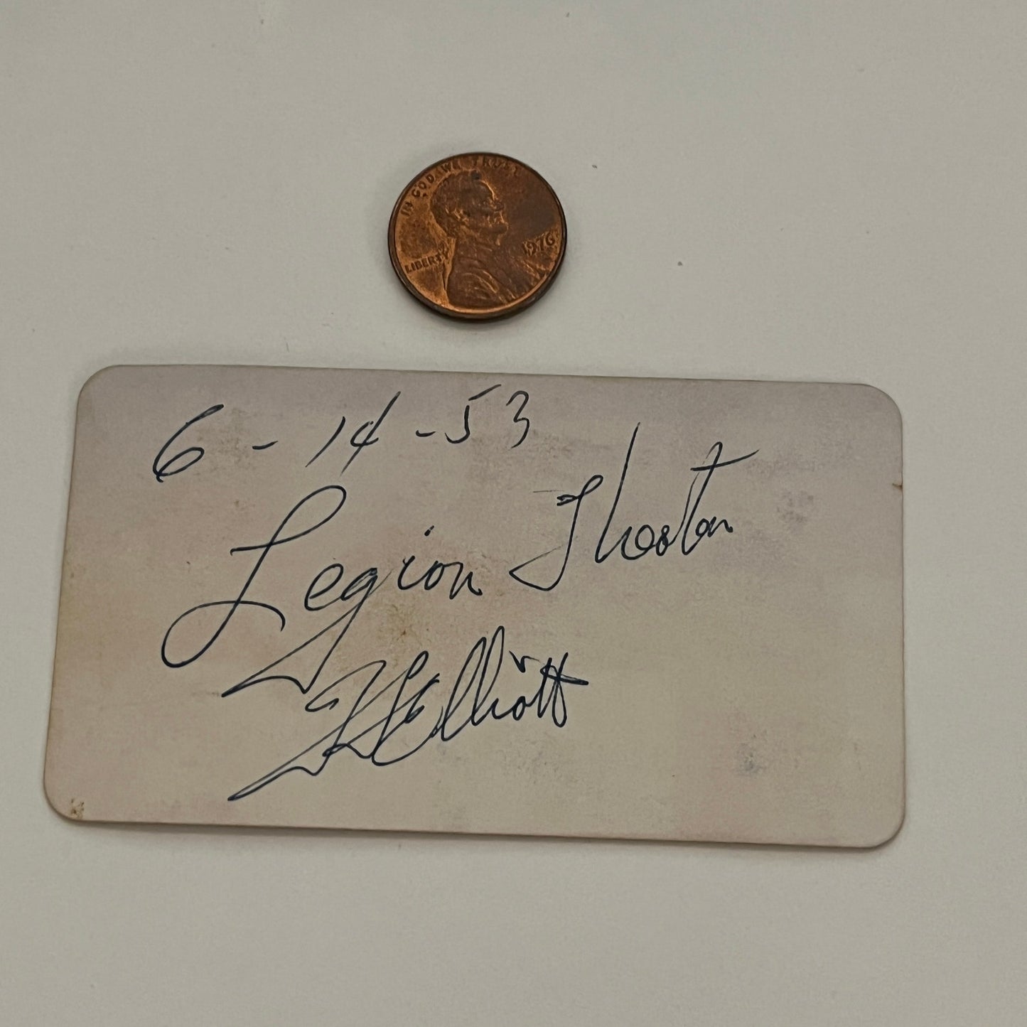 Gulf Coast Speedway Legion Theatre Stub 1953 Biloxi MS AG3-S26