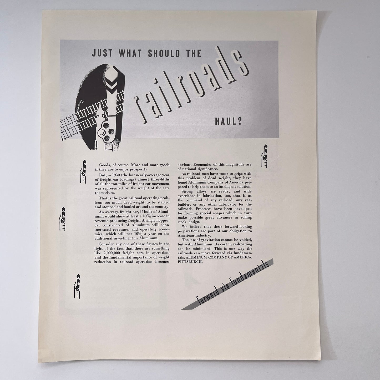 The Aluminum Company of America Pittsburgh 1935 Ad V1-5