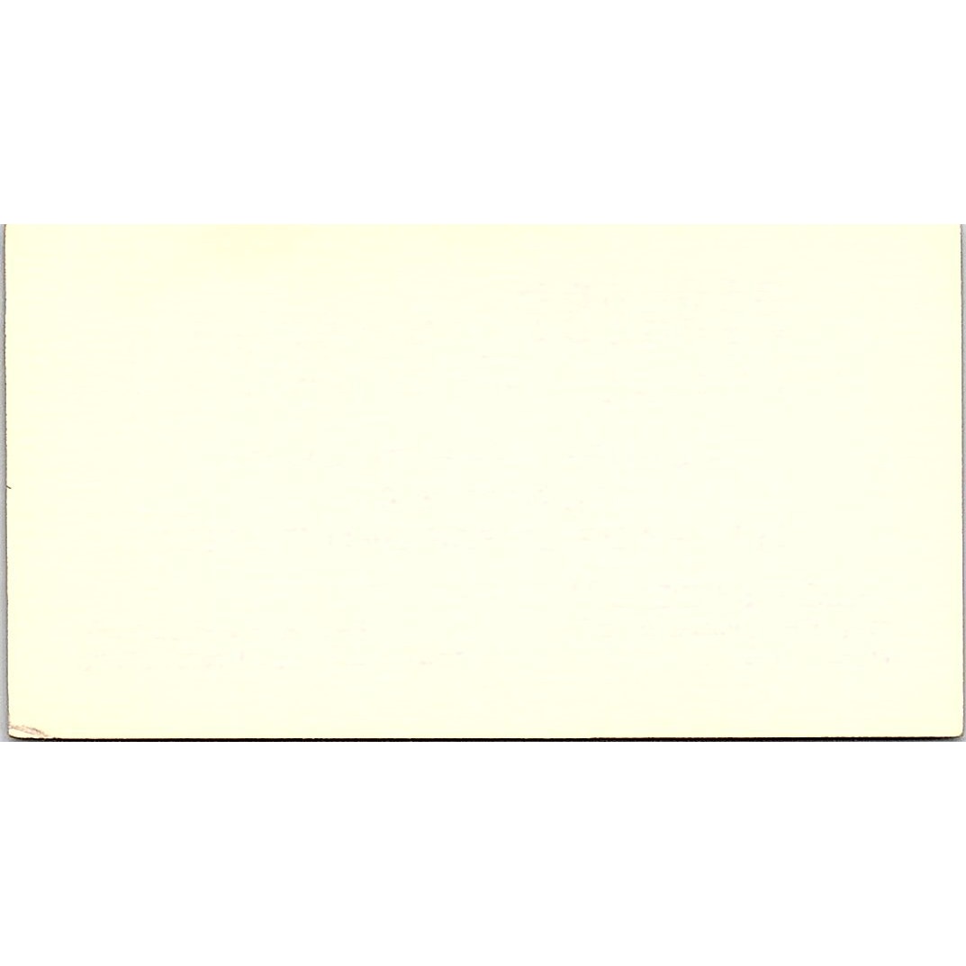 Forgery Prevention Paymasters James Steckel Portland Oregon Business Card SB4-B3