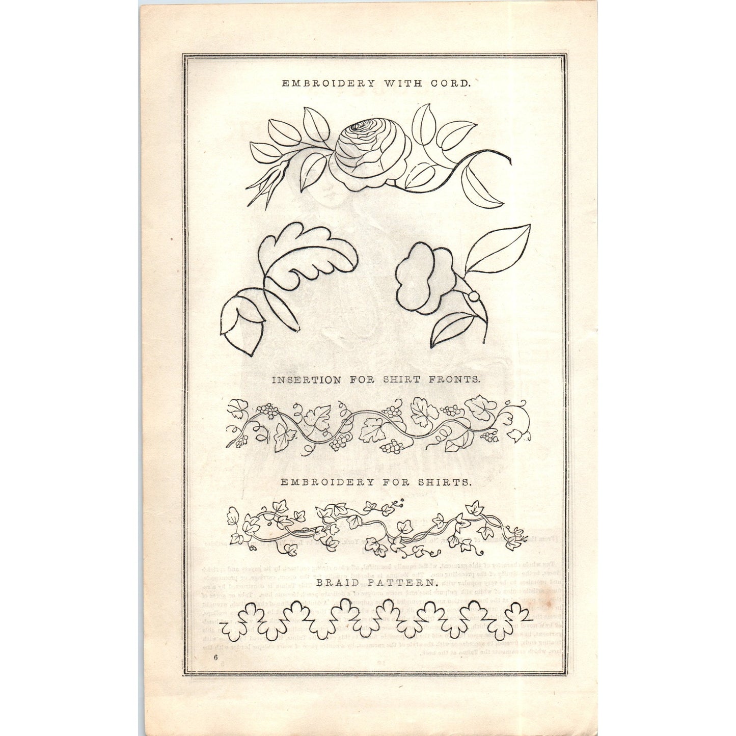 The Zulima Lady's Fashion Plate 1857 Original Engraving D19-1