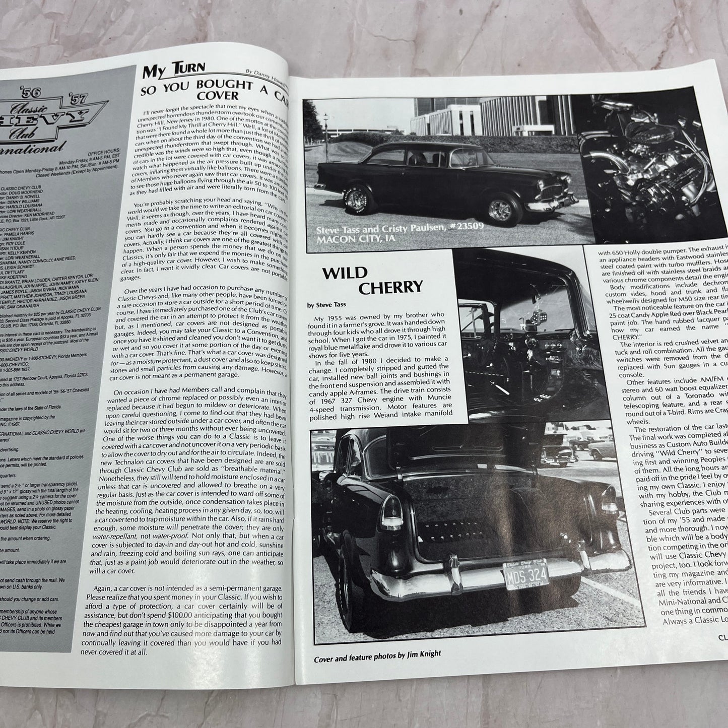 Bay State Chevys - '55, '56, '57 Classic Chevy World Magazine - Sep 1987 M31