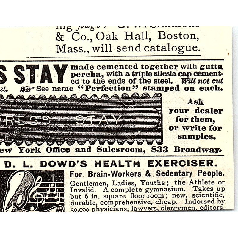 Geo. H. Stahl Excelsior Incubator Quincy IL 1892 Ad AG2-S26