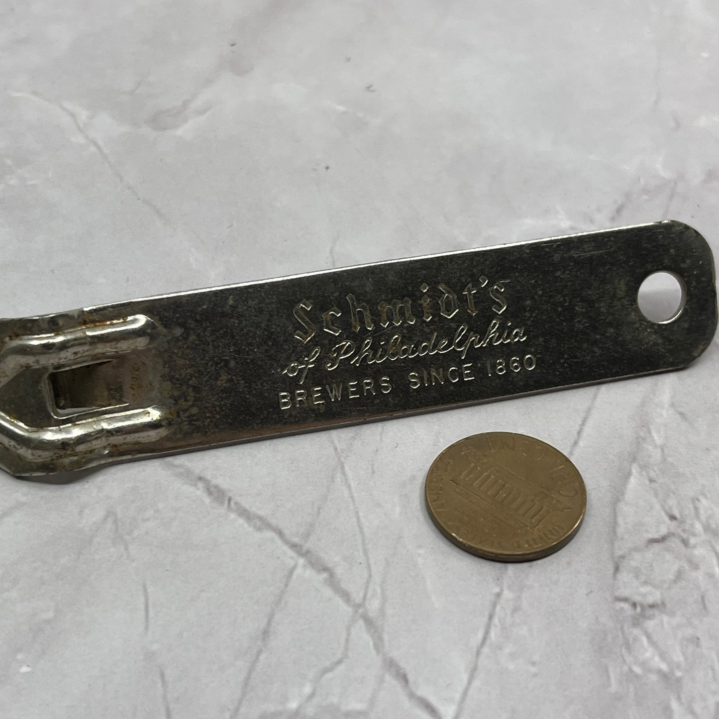 Vintage Schmidt's of Philadelphia Metal Bottle Opener SC1
