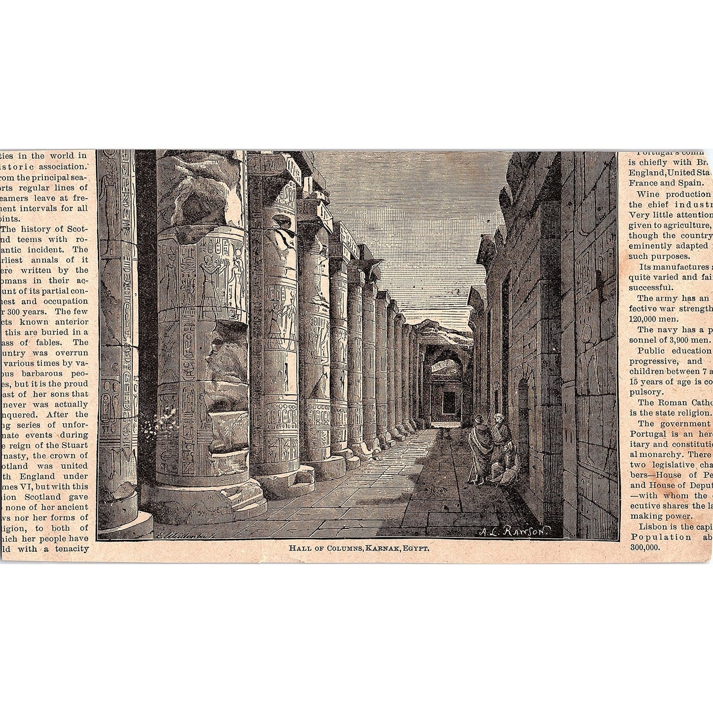 Seyyid Ali Sultan of Zanzibar in His State Carriage 1894 Art Engraving AG4-8