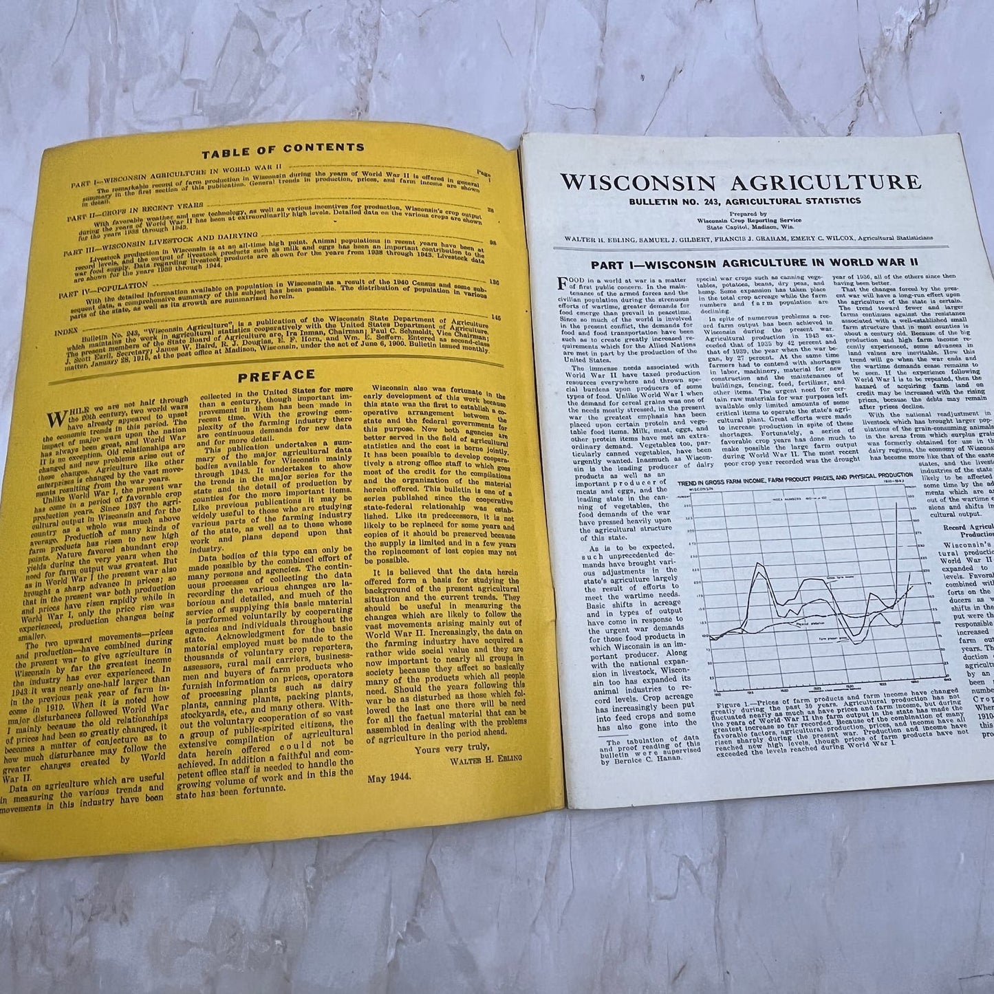 Wisconsin Agriculture in World War II Bulletin No. 243 TI8-S8