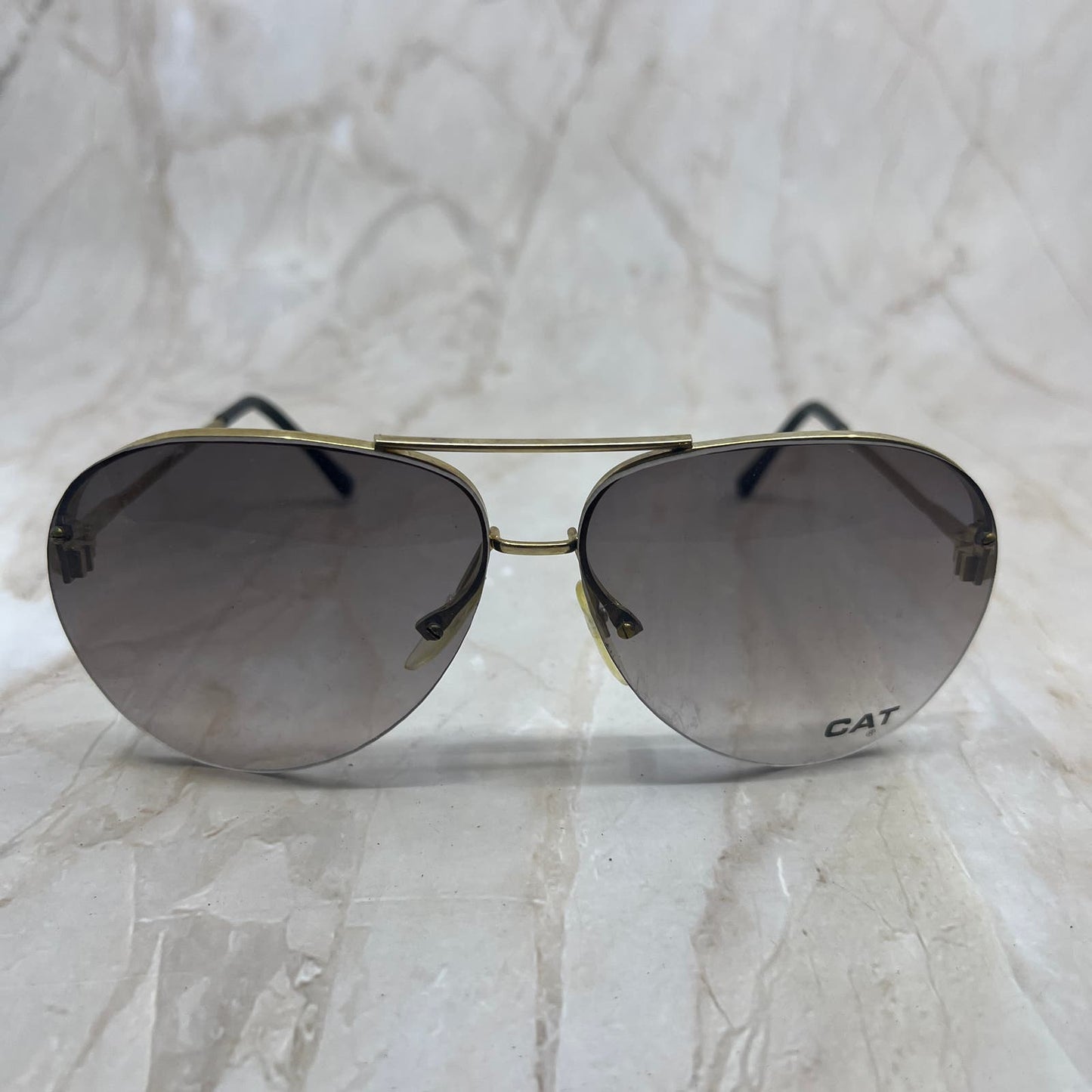 Retro Men’s CAT Rimless Aviator Sunglasses Eyeglasses Frames TD7-G5-9