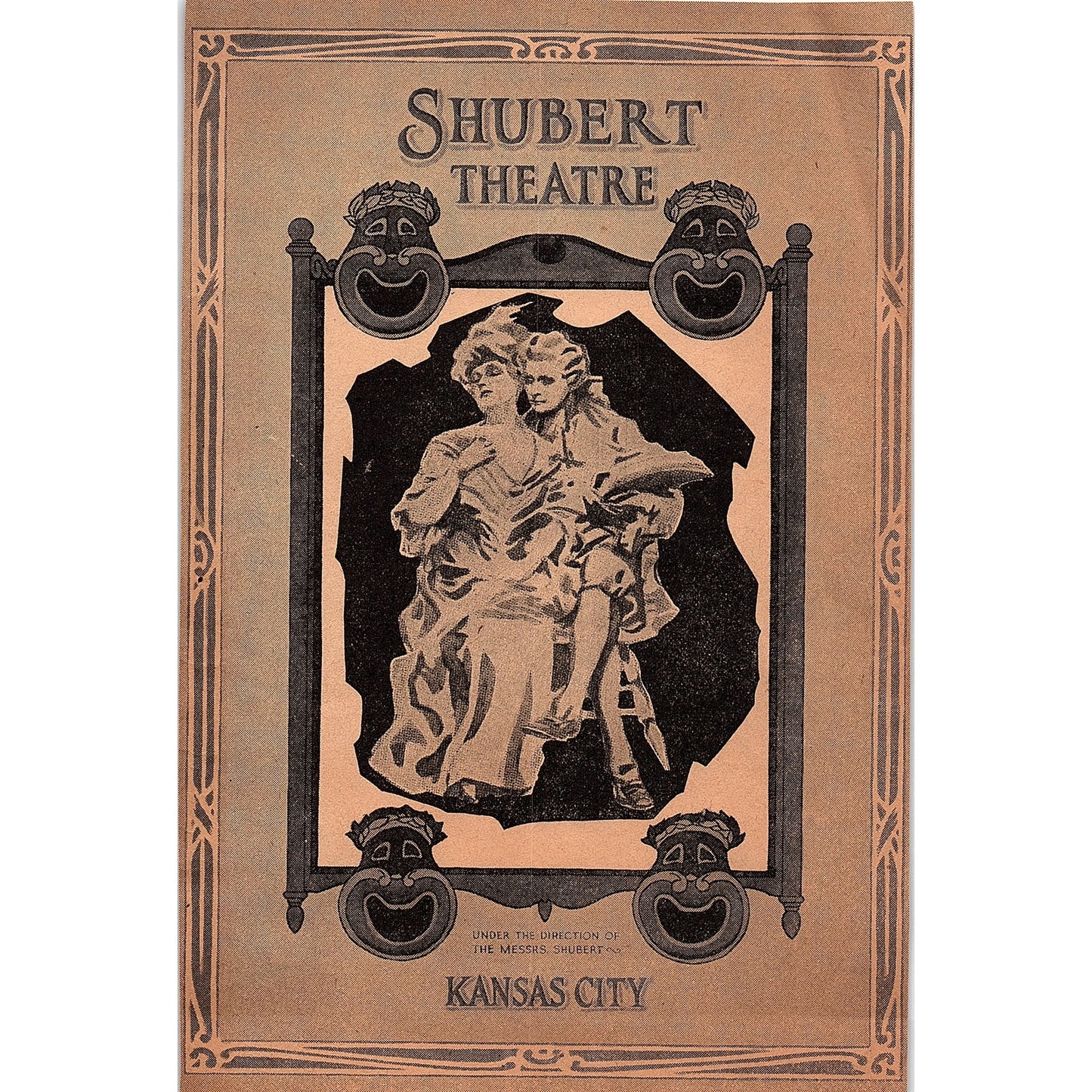 Shubert Theatre Fritschy Concerts 1929 Kansas City Ad AG6-7