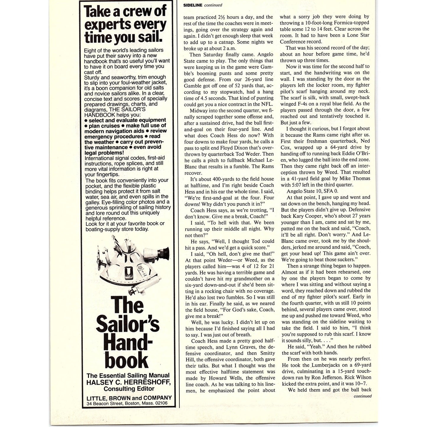 ITT - Are You Married to a Lower Life Form? Koren Illustration 1984 Ad AF8-5