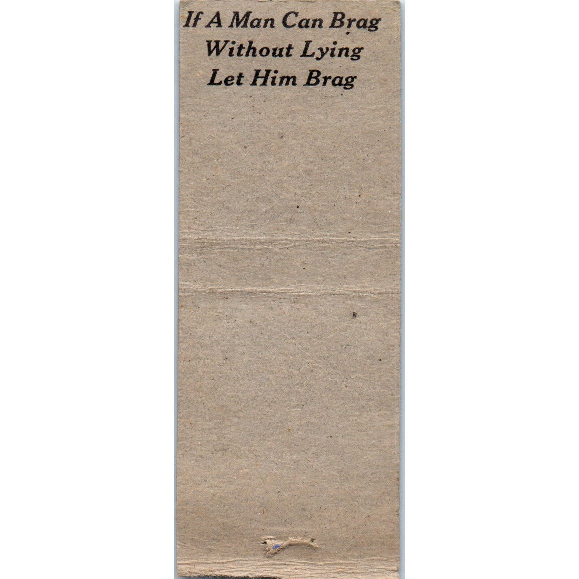 Burt's Bar C.C. Dixon Eau Claire WI Vintage Matchbook Cover SD2-Y12