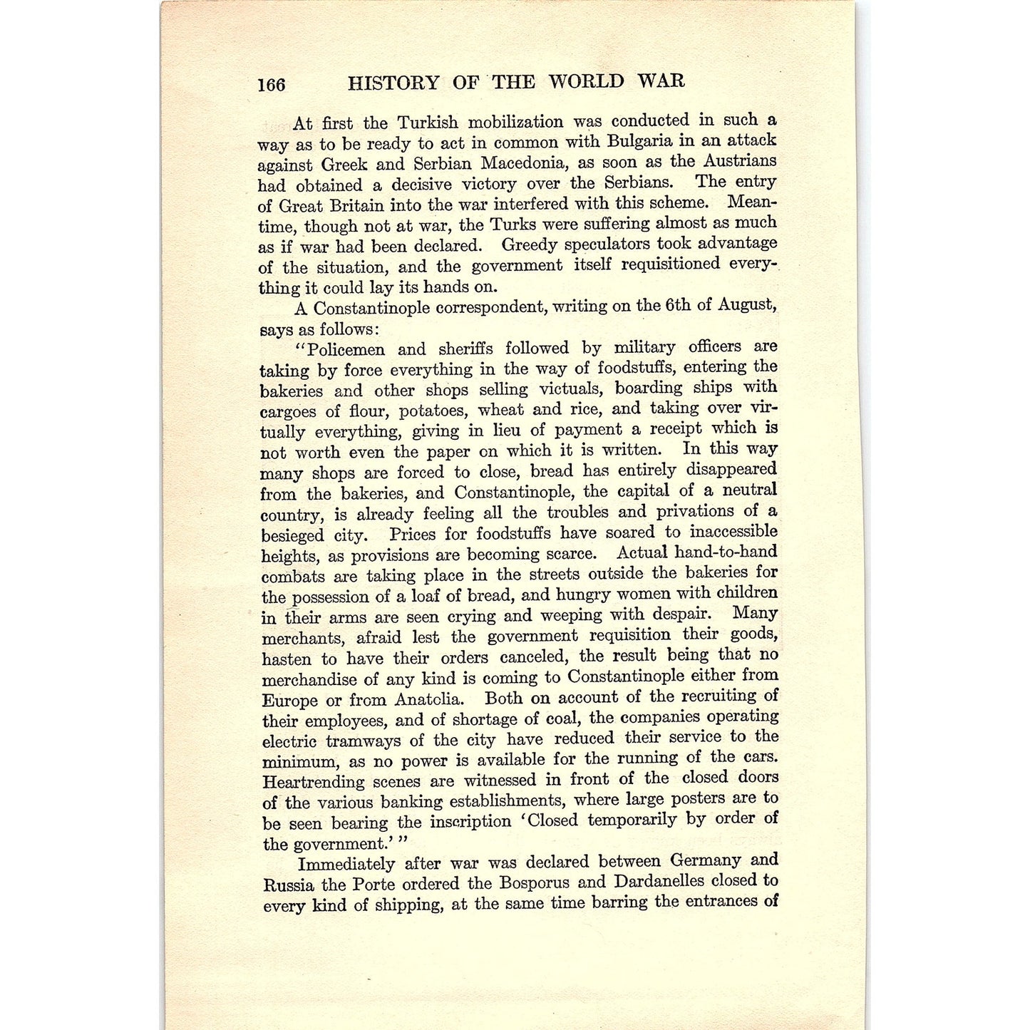 Sketch of Territory Controlled by Turkey in 1914 - 1919 WWI Map Print AF9-15