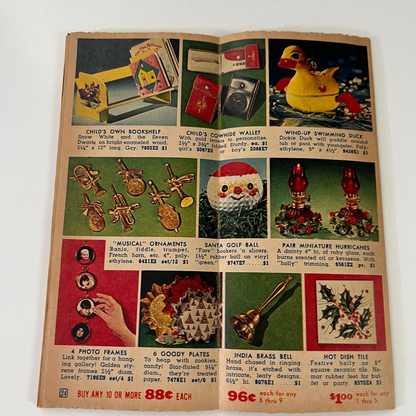 1968 Helen Gallagher-Foster House Gifts By Mail Fall Catalog Peoria IL TE2-BB