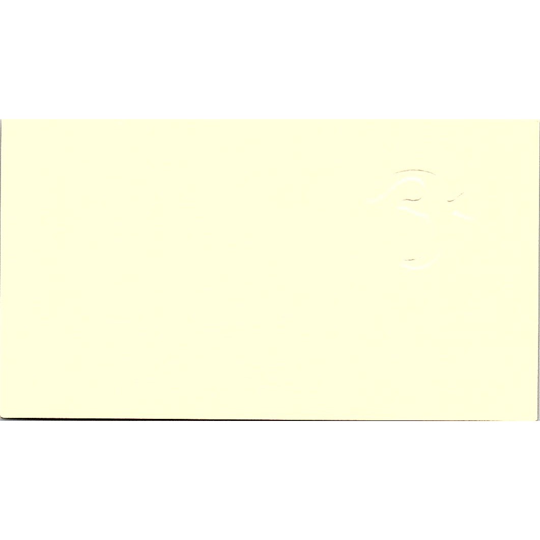 Valerie J Andrews Elliott Corporation Newport Beach CA Vtg Business Card SE3-B14