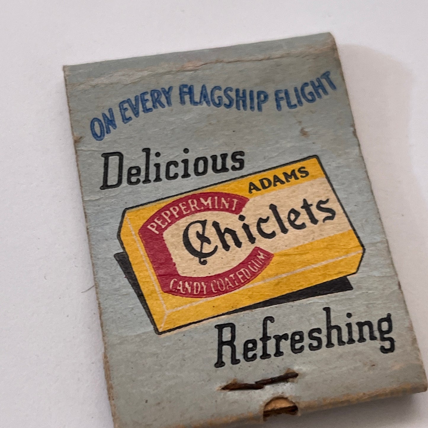 American Airlines System Chiclets Gum Vintage Matchbook Cover TB6-MB1-6