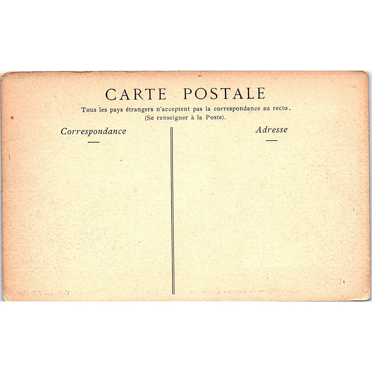 Chinon La Descente Du Chateau French Antique Postcard PE13