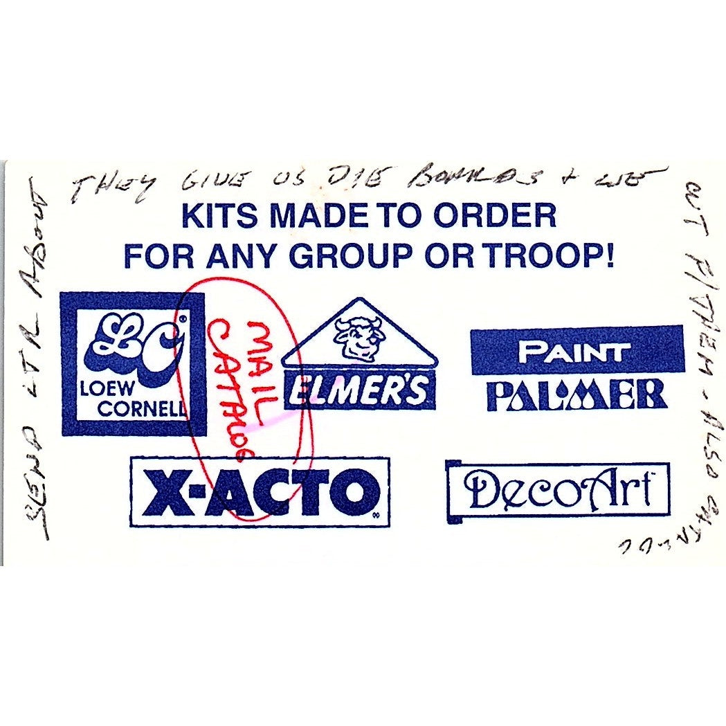 Wood Items & More Maureen & Robert Van Herpe Greenville RI Business Card SC9-B10