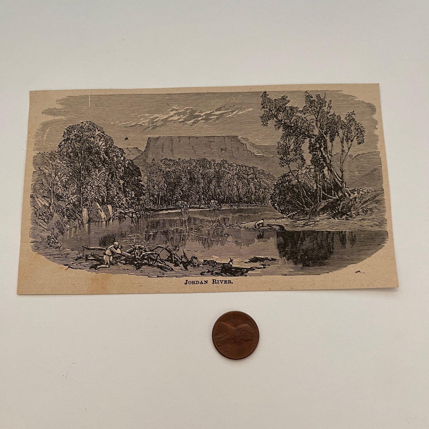 Jordan River 1894 Art Engraving SAG4-8