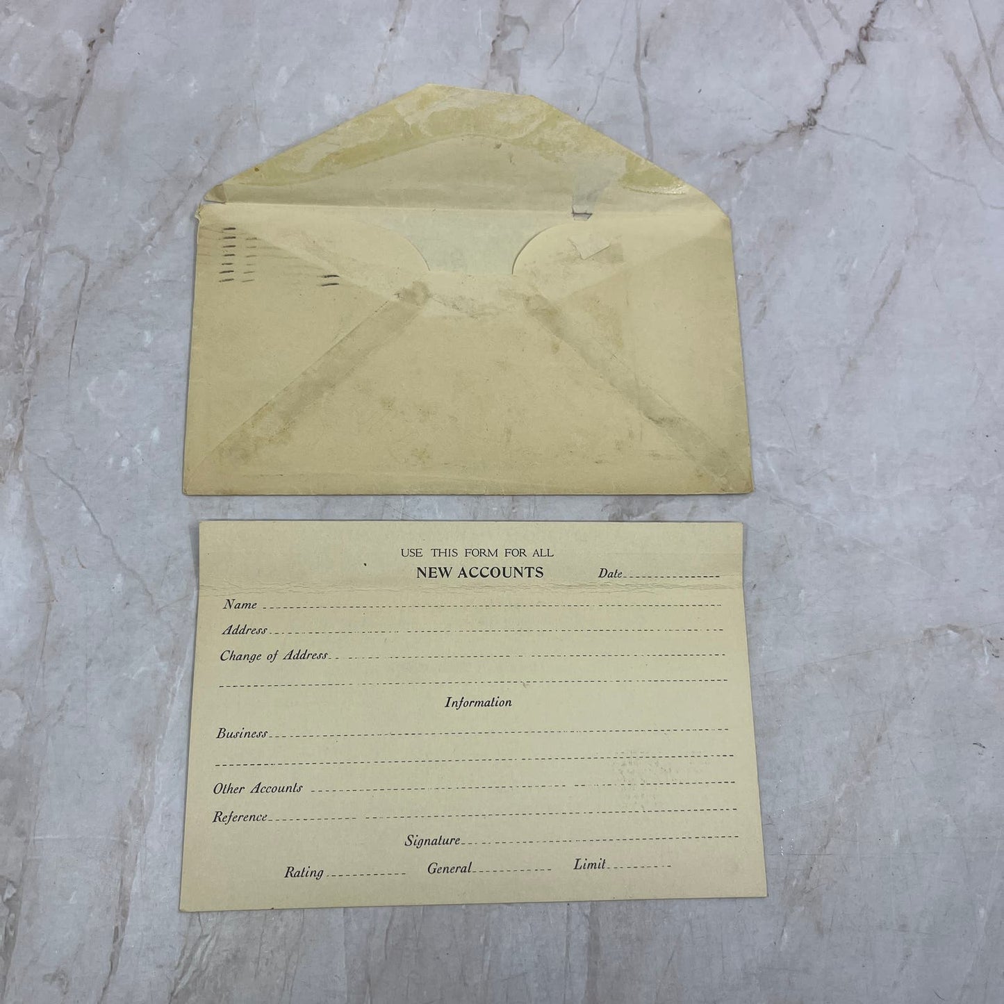 1925 Hartman Bros. Co. Salem Oregon Card and Envelope TG8-Z