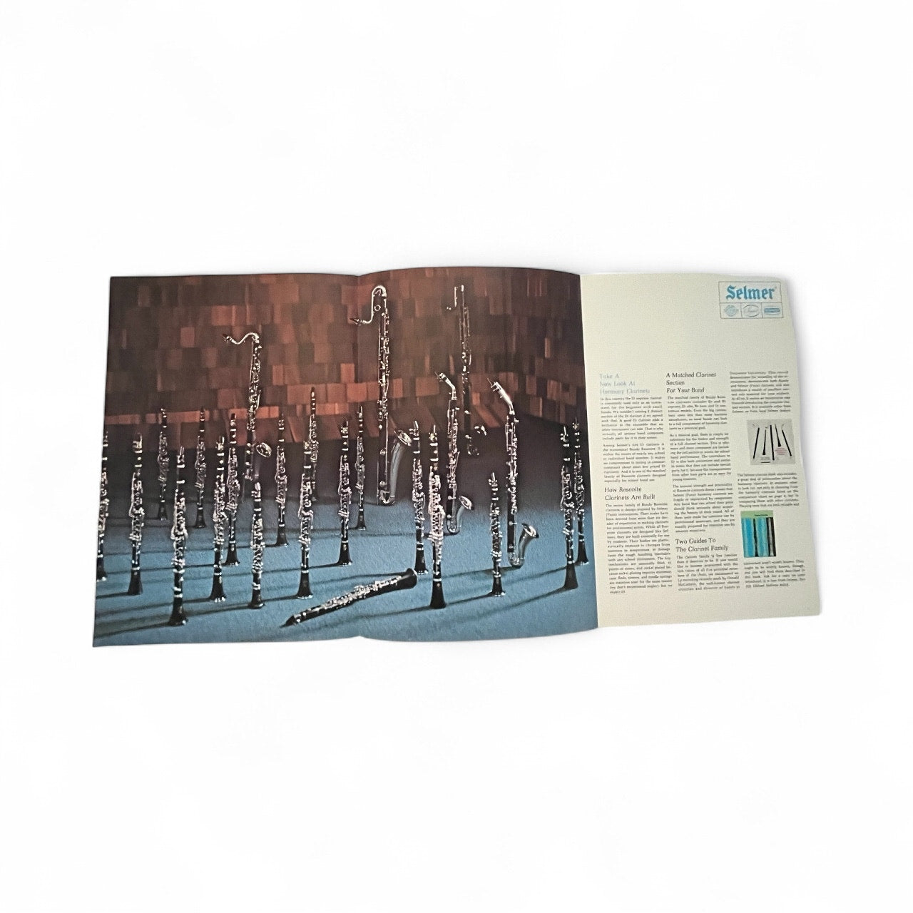 Selmer Clarinets 1968 Tri-Fold Fold Out Ad Elkhart Indiana J18