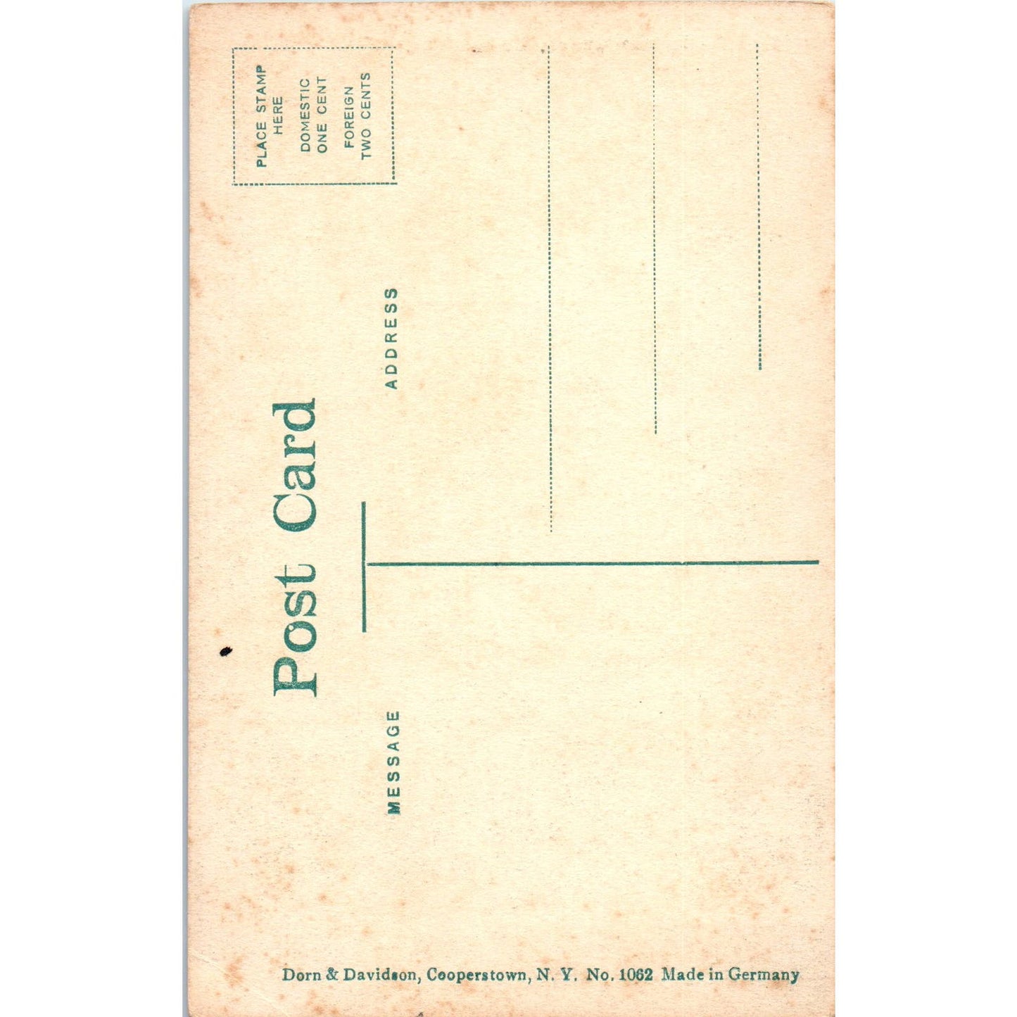 c1910 First Presbyterian Church Cooperstown NY Original Postcard PC9