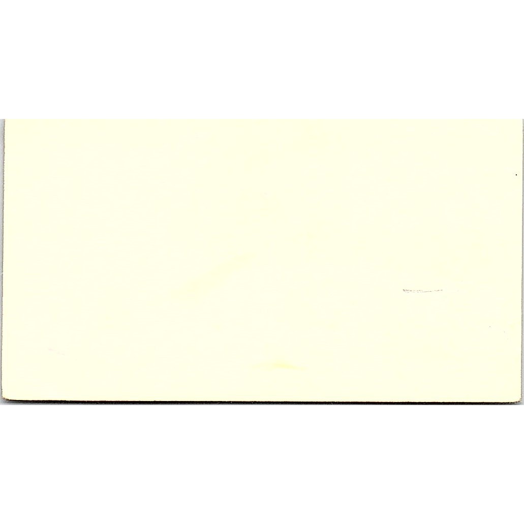 Acme Cleaners & Dyers M.L. Brown South ST Vintage Business Card SF3-B7