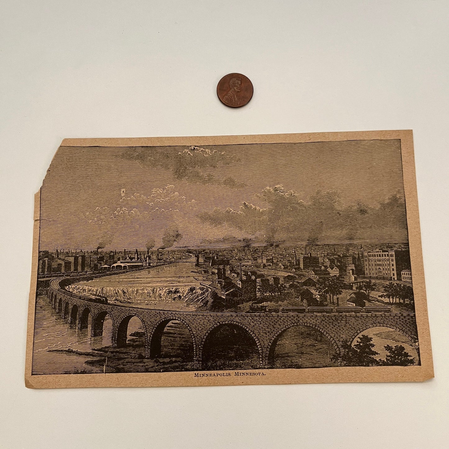 Minneapolis Minnesota 1894 Art Engraving SAG4-8