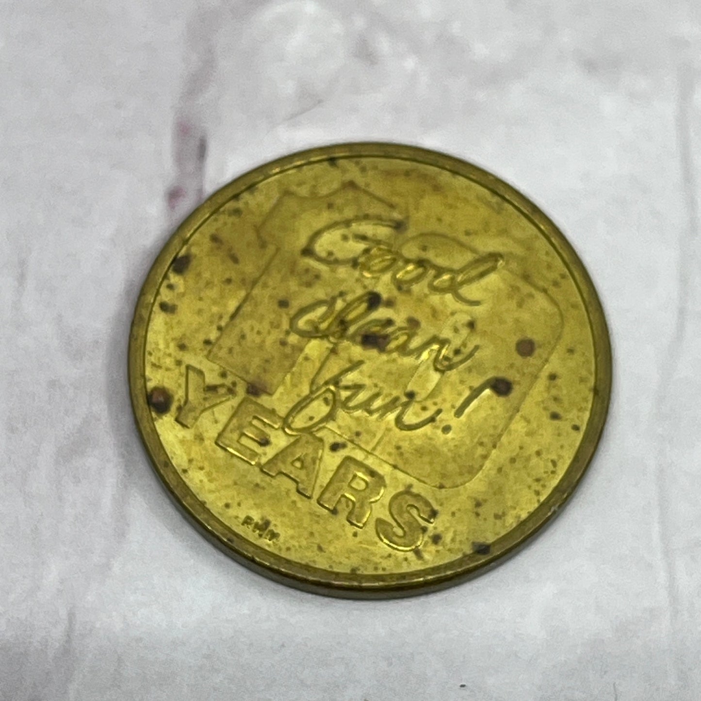 Vintage Duds 'N Suds Des Moines, IA Laundromat Token Chit SE2