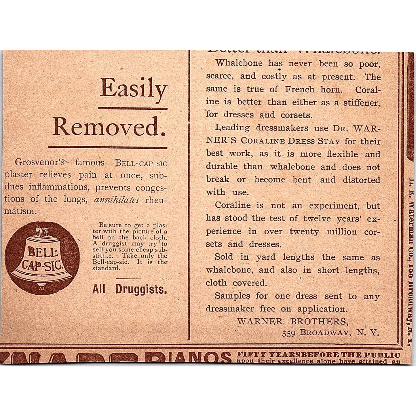 The Crown Perfumery Co Crab Apple Blossom Perfume London 1892 Ad AG2-H5