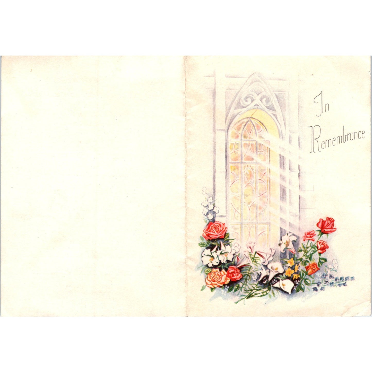 1957 Memorial Funeral Program S-Sgt. James Allan Mattson Willmar MN TH9-SX1