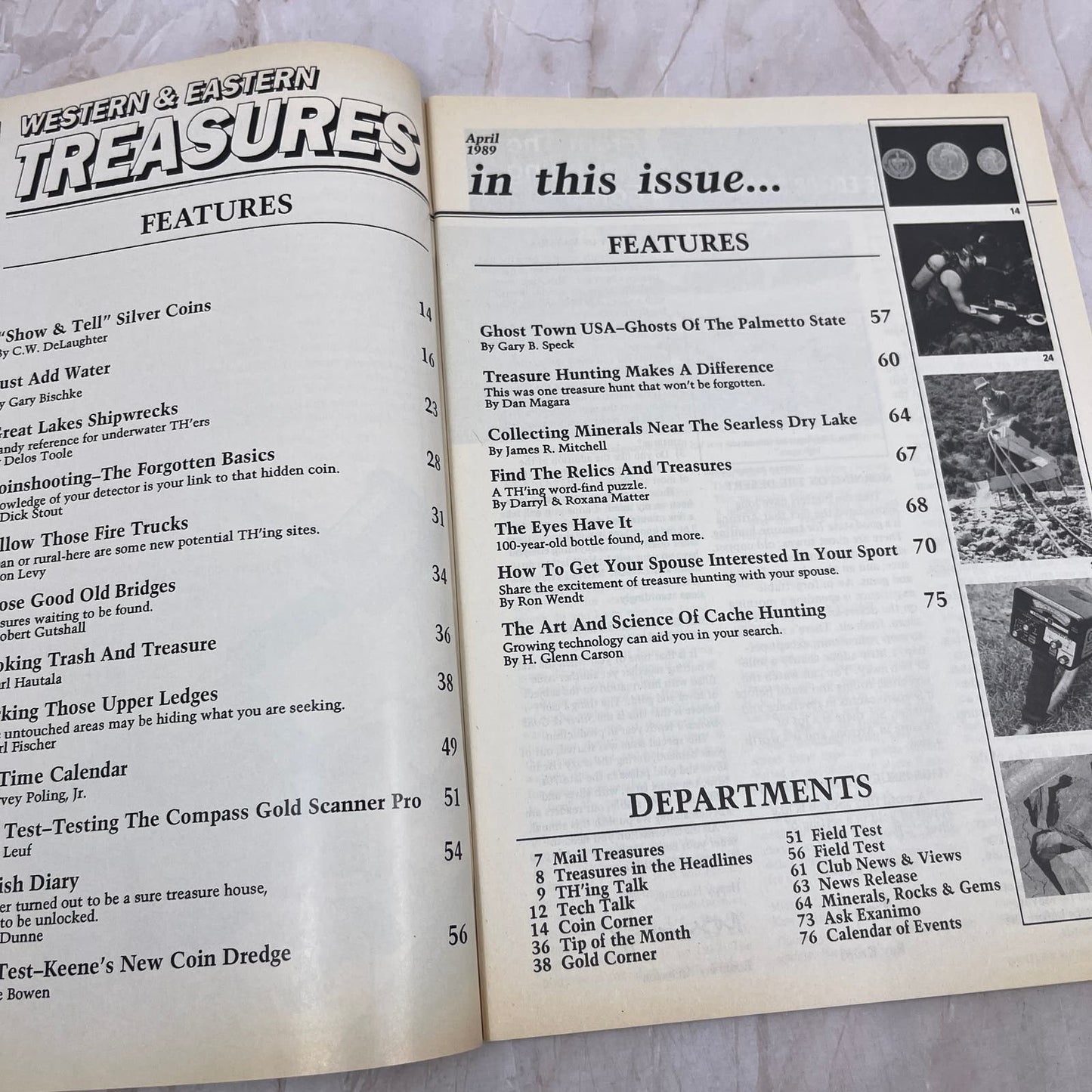 1989 April - Western & Eastern Treasures Magazine - Treasure Hunting Gold M11
