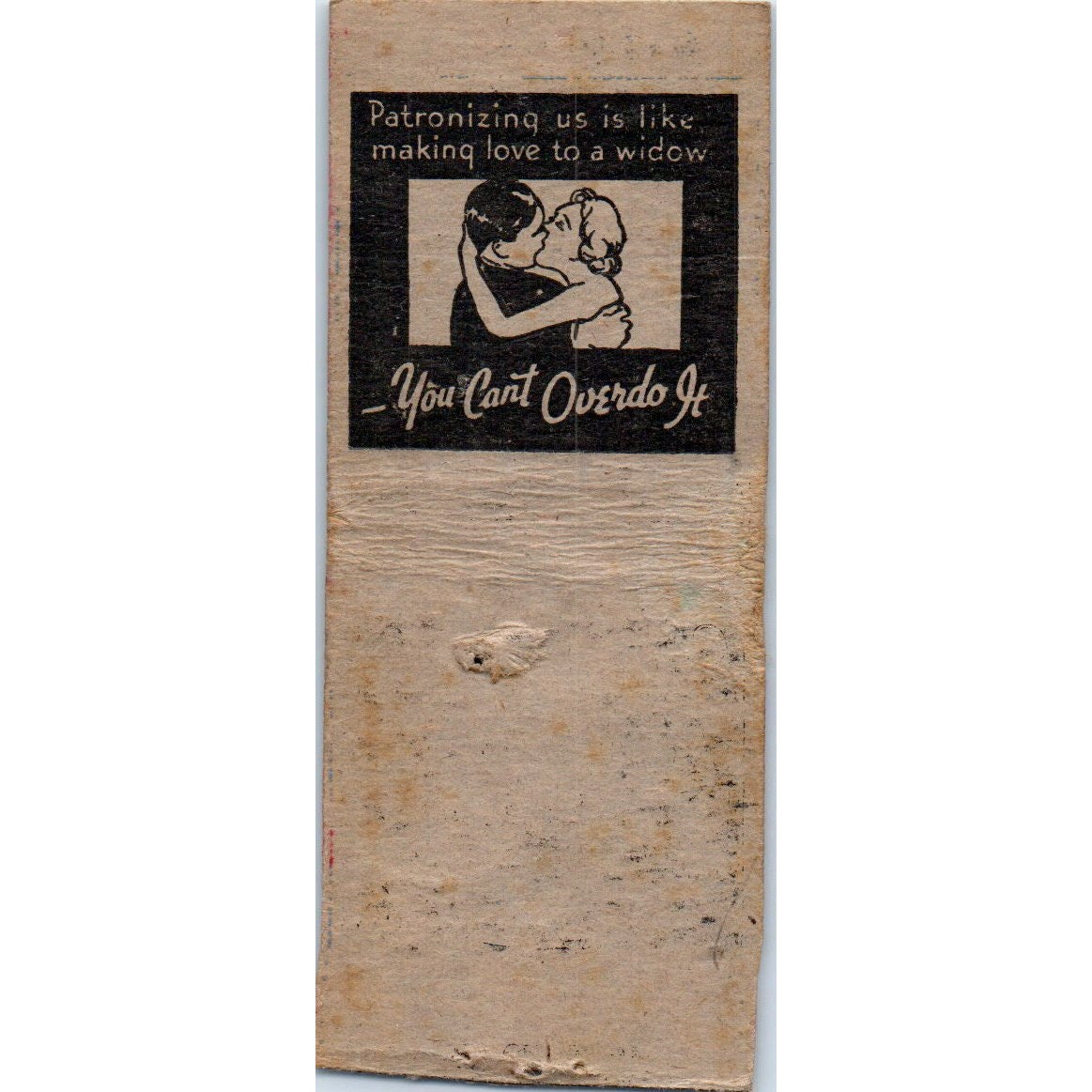 Kum-Agin Tavern Edna Johnson Merrill WI Pinup Vintage Matchbook Cover SD2-Y5