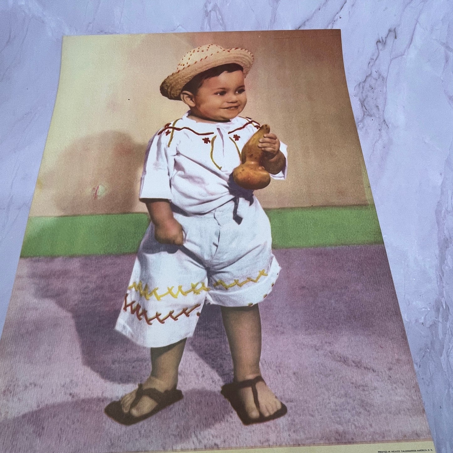 Indito De Panchimalco, C.A. - Retro Mexican Art 11.5x14.5" Art Print V22