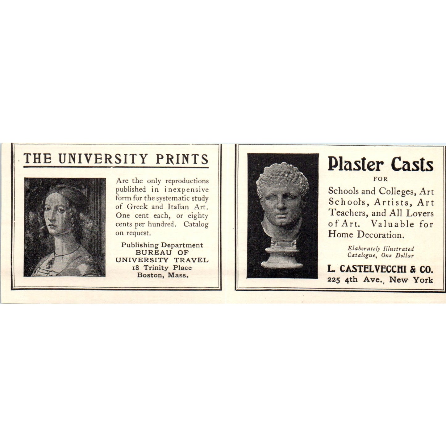 Joseph P. McHugh Mission Furniture New York c1905 Victorian Ad AF1-CM4