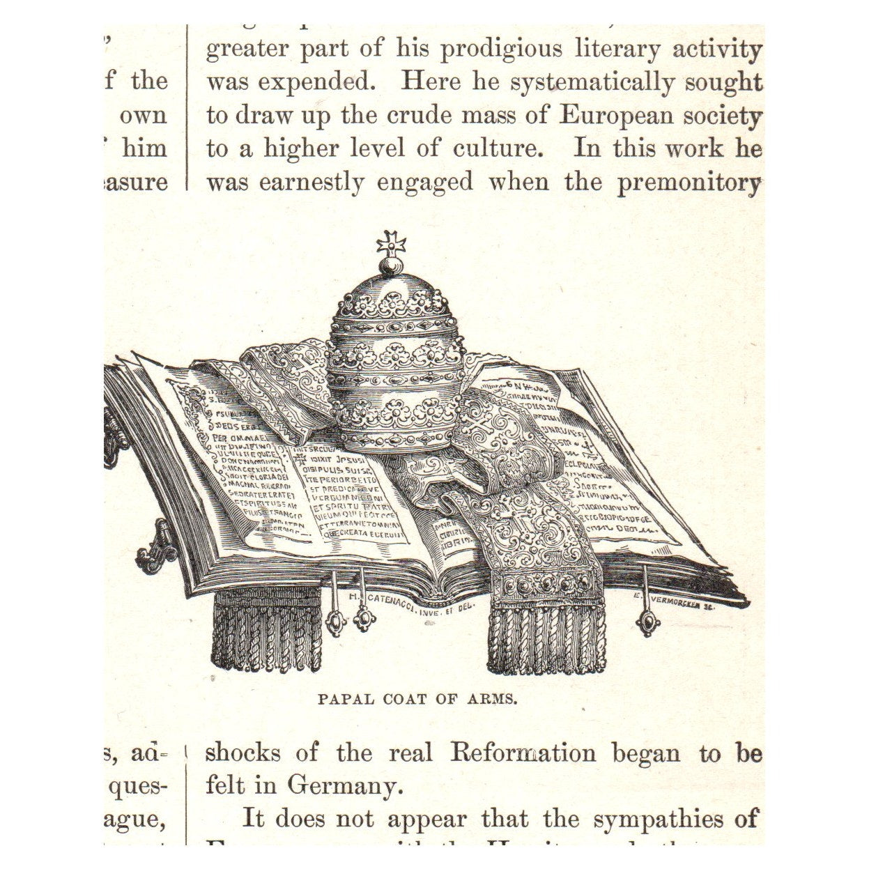 Erasmus 1911 Engraving Print AF5-M2