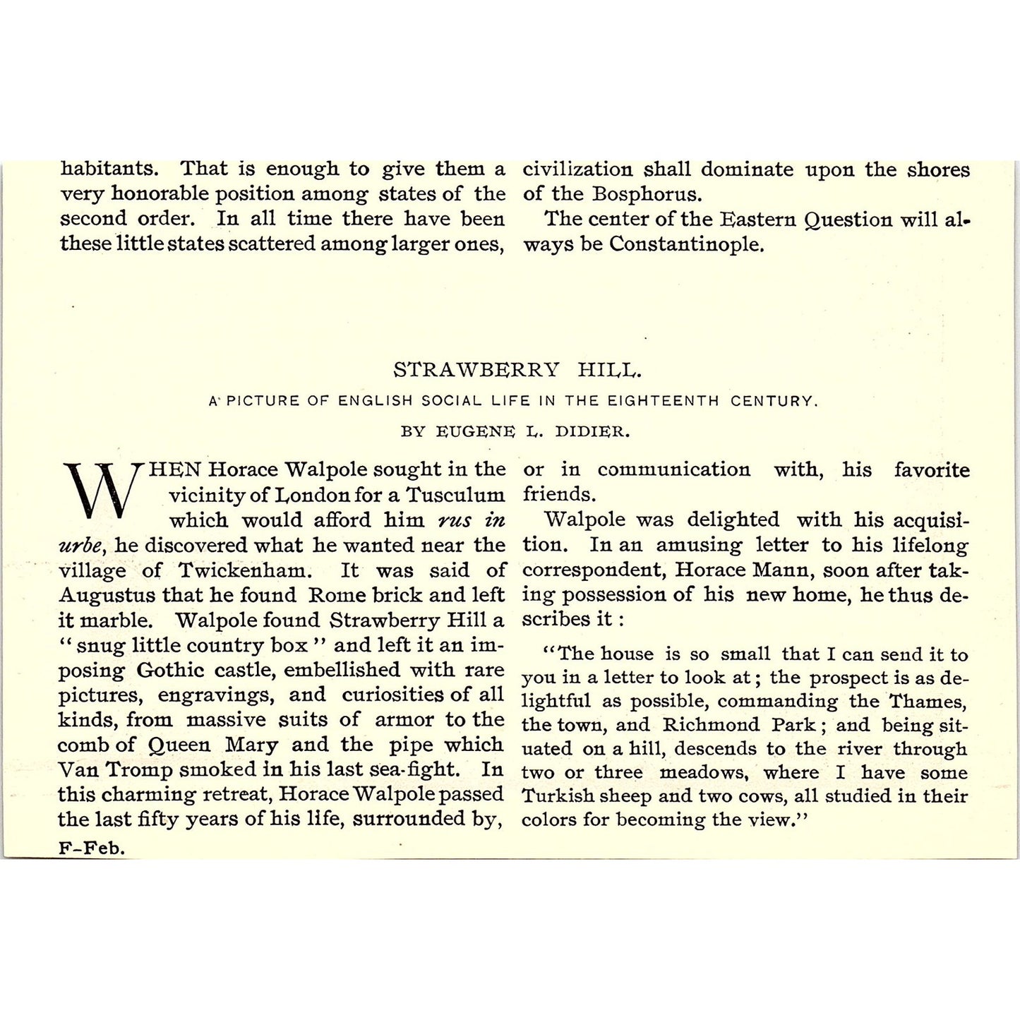 Photo of Strawberry Hill 1892 Art Print AG2-9