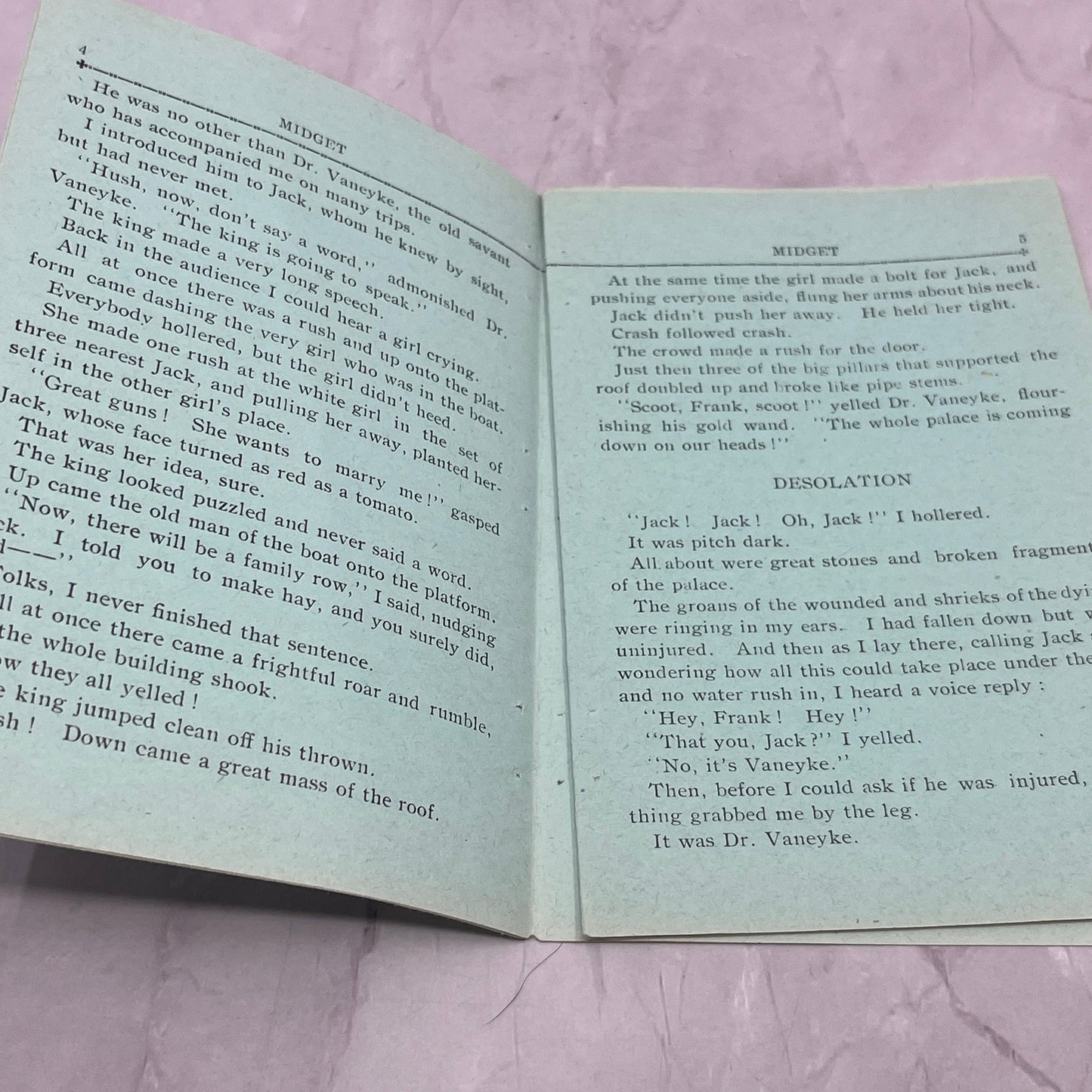 1932 The Midget Story Paper Frank T Fries Orrville Ohio TB8-OD