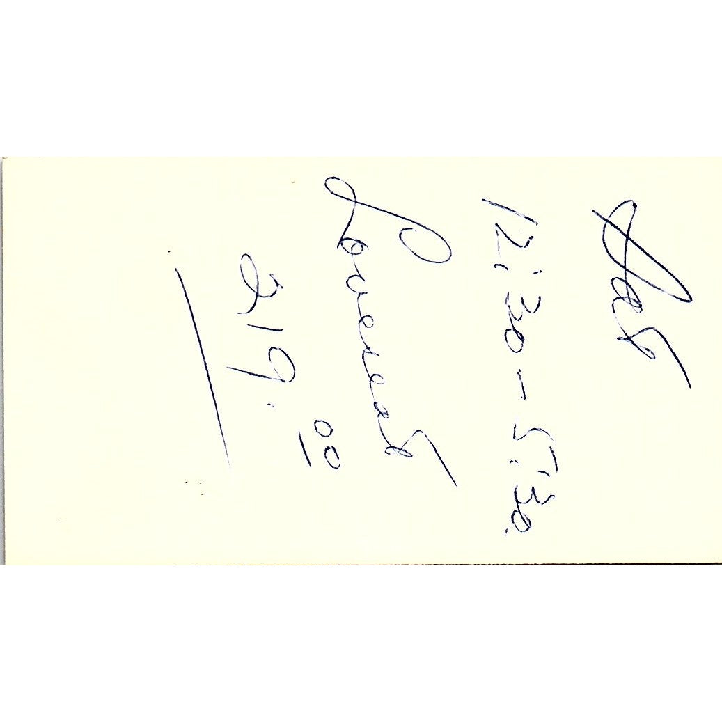 JC Penney Co Zelma Quistberg Lakewood CA Vintage Business Card SB4-B8