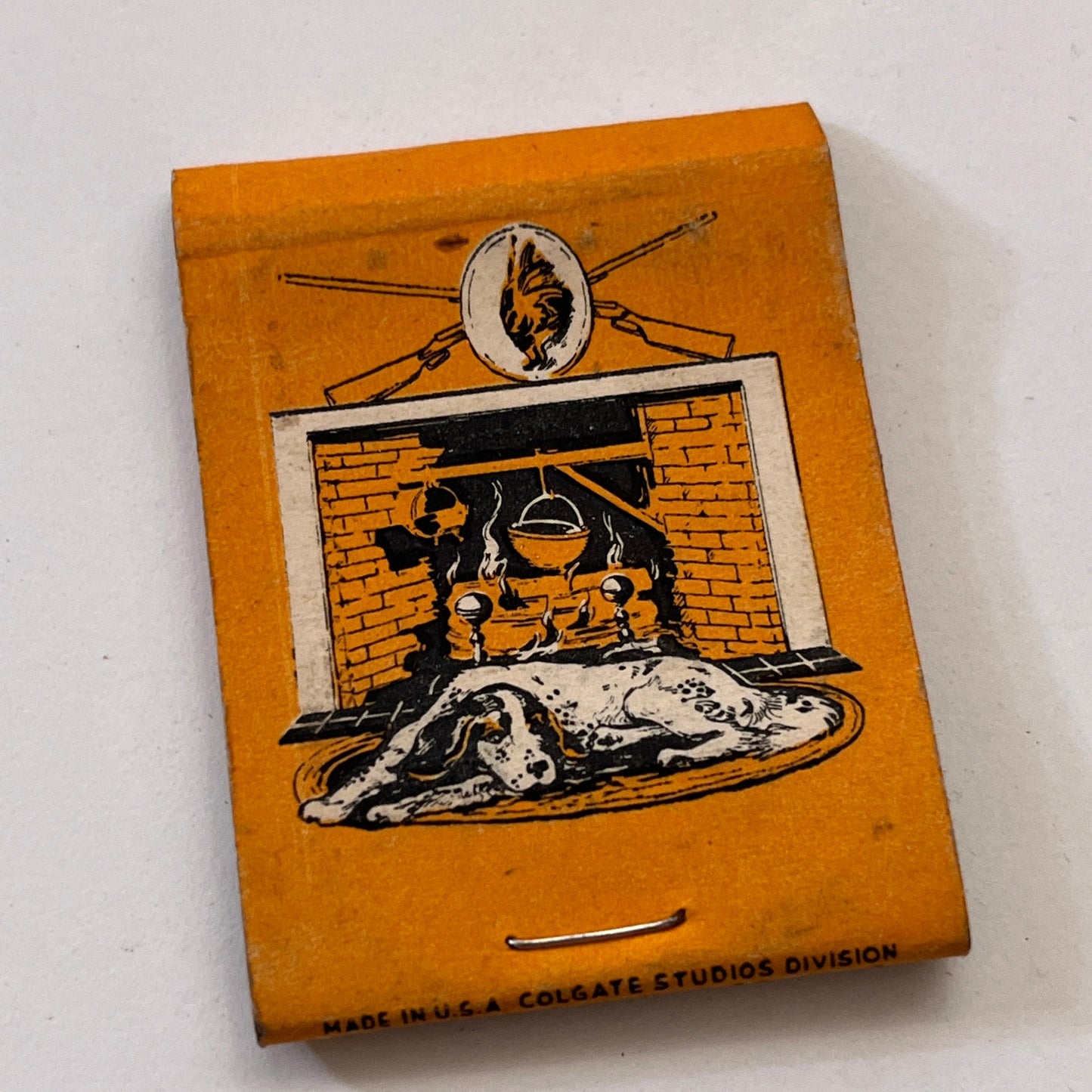 The Setter Family No.5 Colgate Setter Dogs Vintage Matchbook Cover TB8-MB3-8