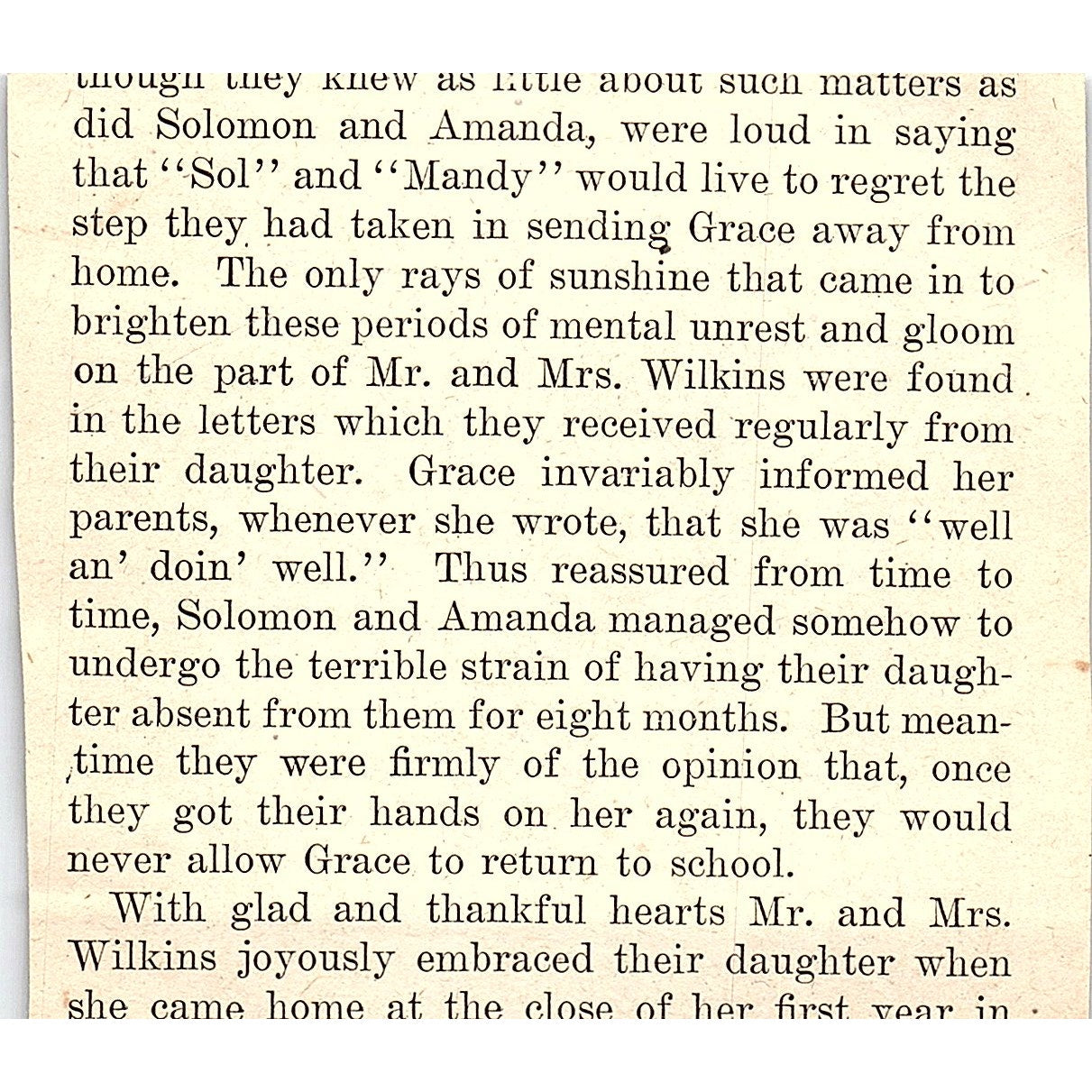 African American Young Lady "Grace" Before Going to School 1905 Picture AG2-H2