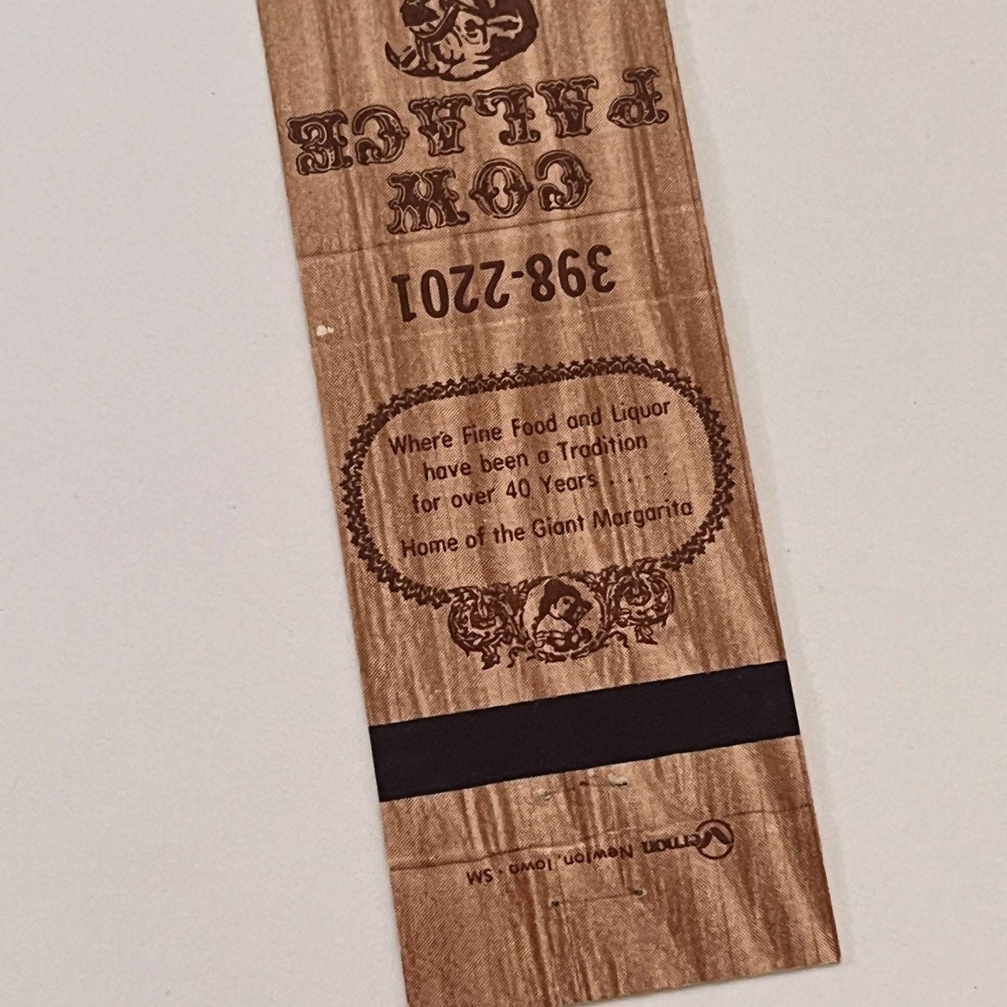 Cow Palace Amado Arizona Vintage Matchbook Cover TB6-MB2-2
