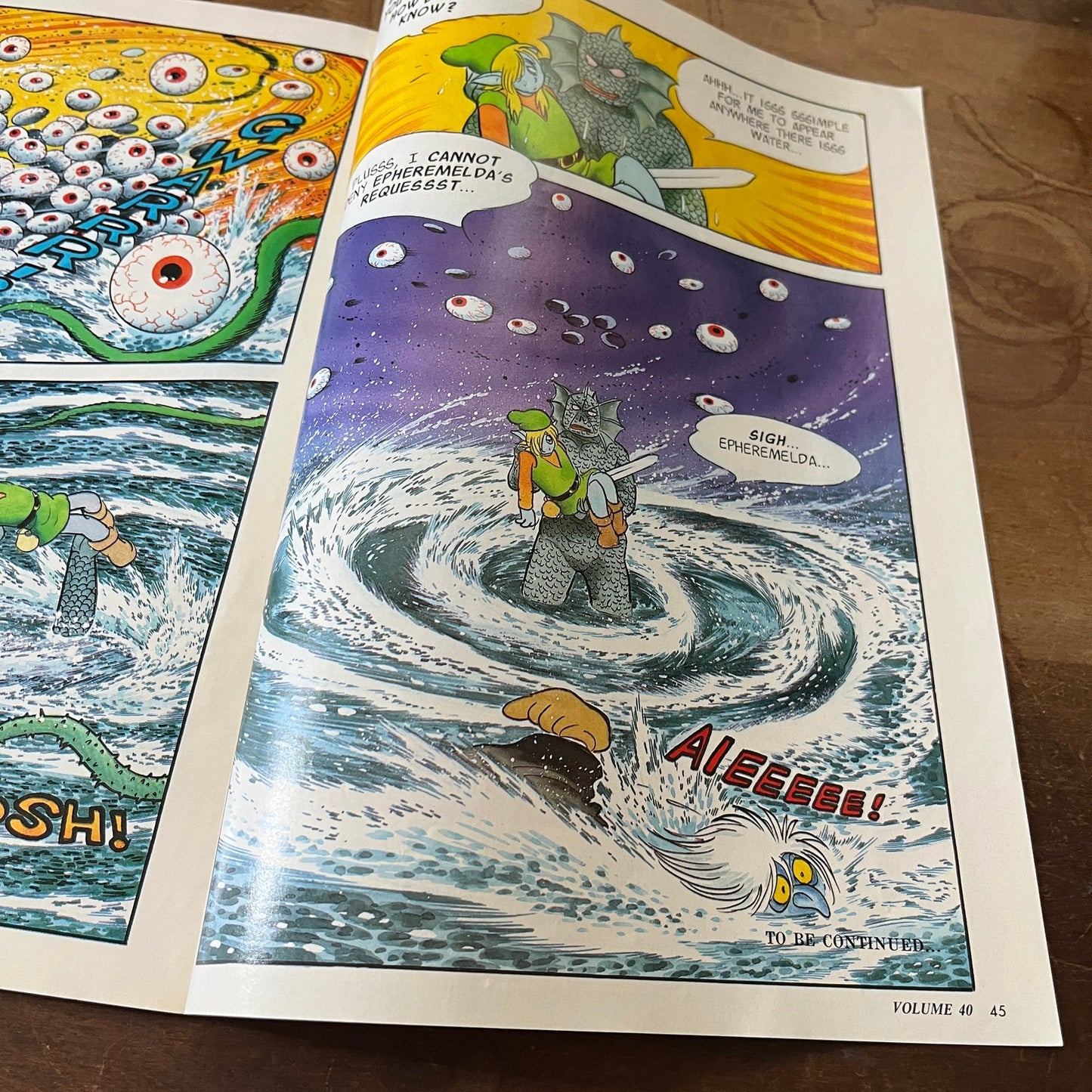 Legend of Zelda Comic Wizzrobes Trap Shotaro Ishinomori 9 Pages 1992 AG1-11