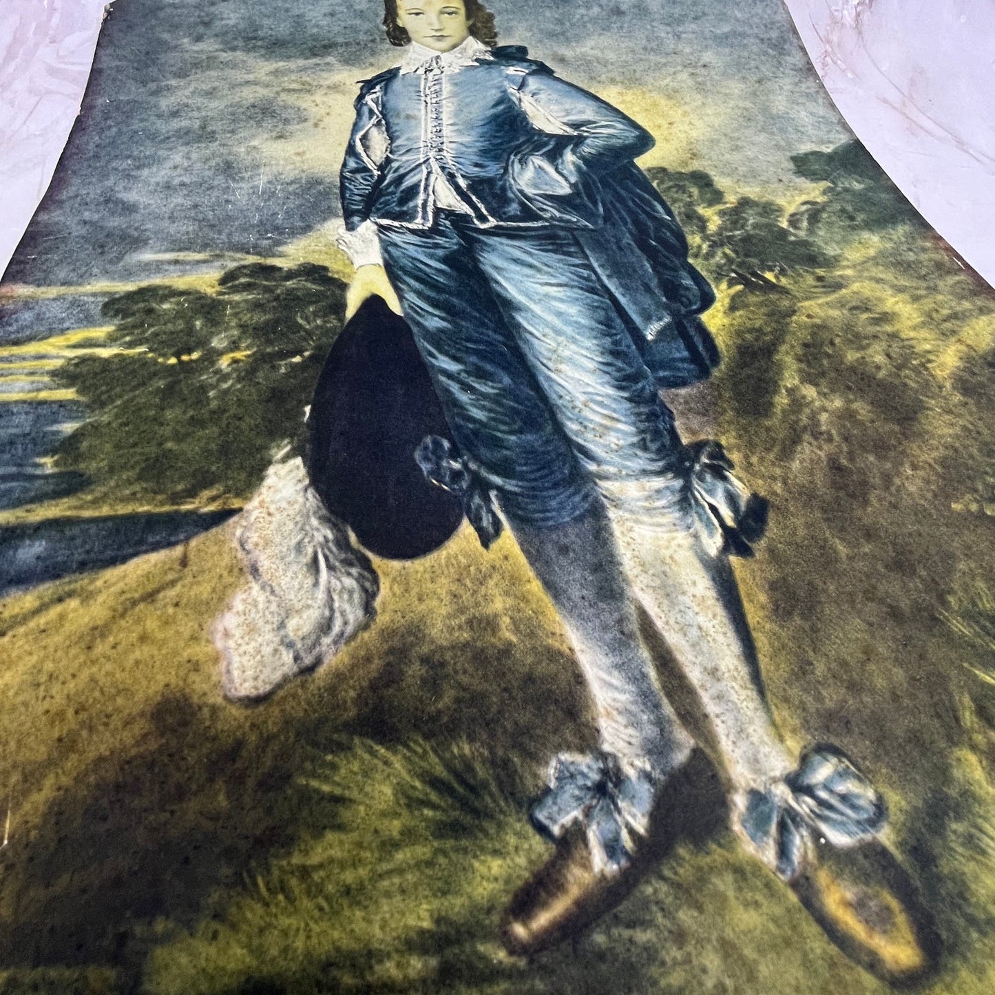 The Blue Boy by Sir Thomas Gainsborough Vintage Art Print 12x16 FL6-4